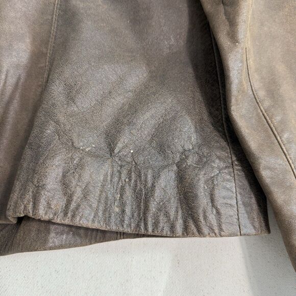 Vintage Leather Shop Argentina Women’s Brown Jacket Size 2 - Picture 8 of 14